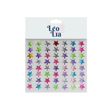 Adesivo Estrela Colorida 56 Un	