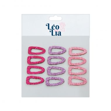 Adesivo Gloss Grampo Rosa 12 Un
