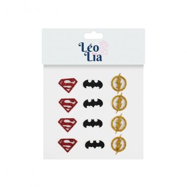 Adesivo Gloss Heris Liga da Justia 12un	