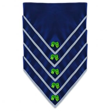 Bandana Bsica Tecido Macho Azul Royal com 5 Un