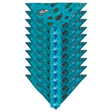 Bandana Essencial Macho Tubar�o Azul 10un