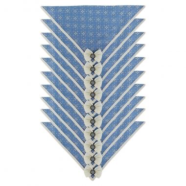 Bandana Essencial Macho Arabesco Azul 10un