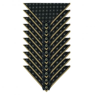 Bandana Essencial Macho Arabesco Preto 10un