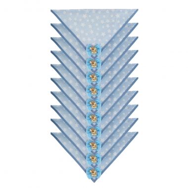 Bandana Essencial Macho Estrela Azul 10un