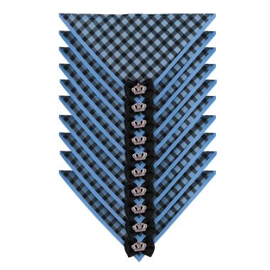 Bandana Essencial Macho Xadrez Azul 10 Un