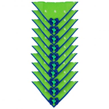 Bandana Essencial Macho Cacto Verde 10Un 