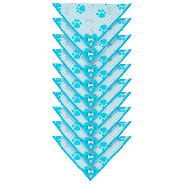 Bandana Essencial Macho Osso Azul 10 Un	