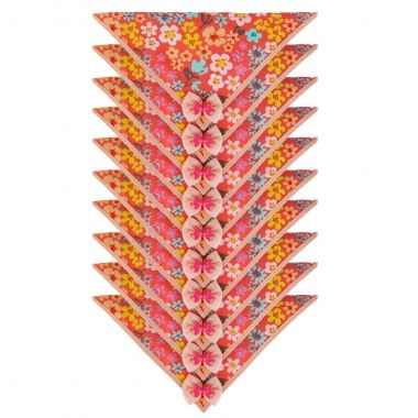 Bandana Essencial F�mea Flores Coloridas 10un