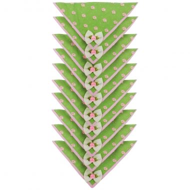 Bandana Essencial Fmea Floral Verde 10 Un 