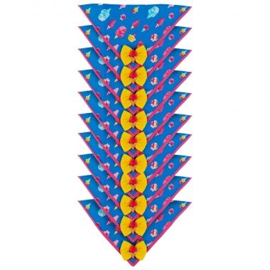 Bandana Essencial Fmea Sorvete Azul 10 Un 