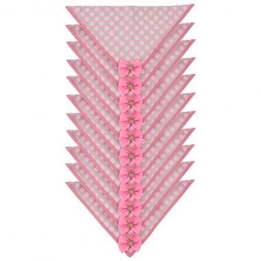 Bandana Essencial Fmea Lacinho Rosa 10 Un 