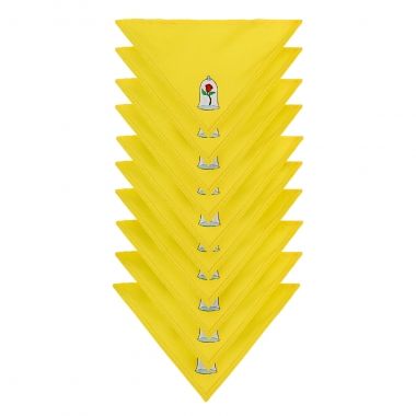 Bandana Essencial Princesa Amarelo 10un