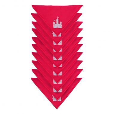 Bandana Essencial Princesa Pink 10un