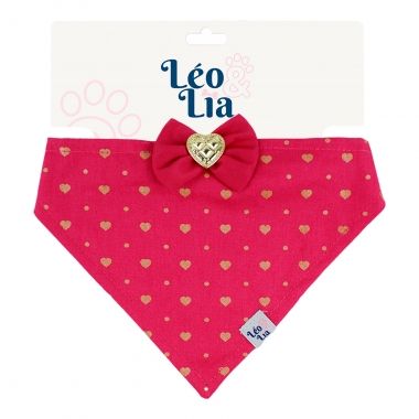 Bandana Clssica Fmea Corao Pink