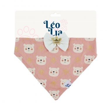 Bandana Clssica Fmea Urso Ros 