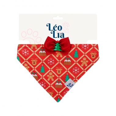 Bandana Clssica Natal rvore de Natal Vermelho
