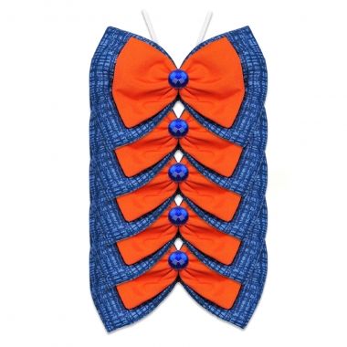 Borboleta Essencial Macho Linho Azul com 5 Un 