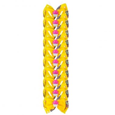 Borboleta Essencial Fmea Cupcake Amarelo 10un