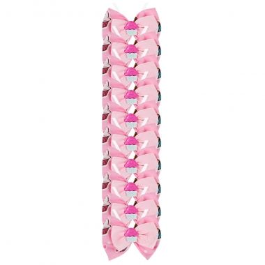 Borboleta Essencial Fmea Cupcake Rosa 10un