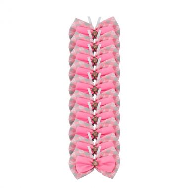 Borboleta Essencial F�mea Lacinho Rosa 10 Un