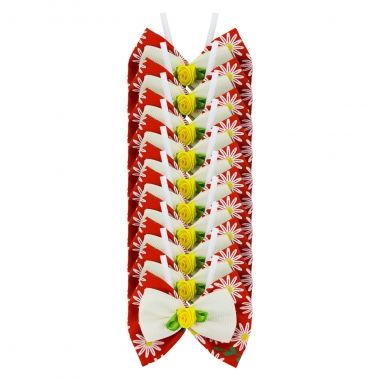 Borboleta Essencial F�mea Margarida Vermelha 10 Un