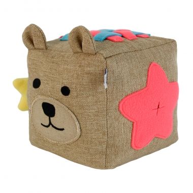 Cubo Interativo Linho Urso 