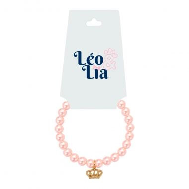 Colar Classic Pingente Coroa Rosa