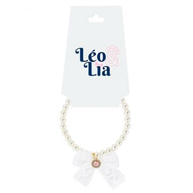 Colar Classic La�o Renda Branco 