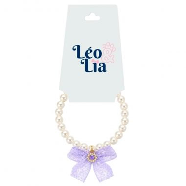 Colar Classic La�o Renda Lil�s 