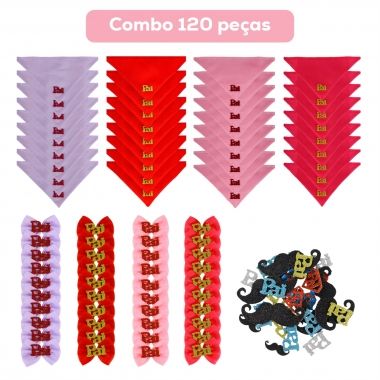Combo Tem�tico Dia dos Pais F�mea 120p�s