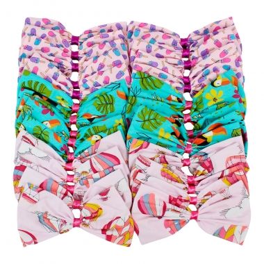 Combo Lao Topete Estampado Fmea 30un