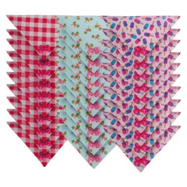 Combo Bandana Elstico Estampada Sortido Fmea 30un