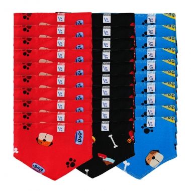 Combo Bandana Poly Estampada Cor Macho 03 30un