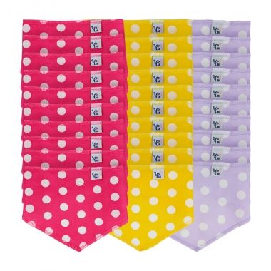 Combo Bandana Poly Estampada Cor Fmea 01 30un