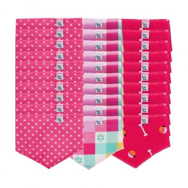 Combo Bandana Poly Estampada Cor Fmea 02 30un