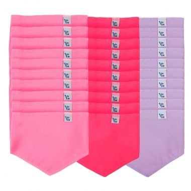 Combo Bandana Poly Lisa Sortida Fmea 30un