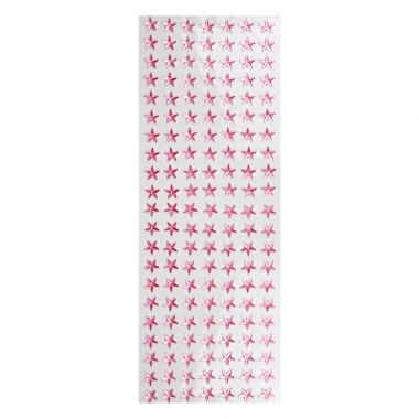 Combo Adesivo Estrela Rosa 147un 