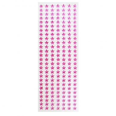 Combo Adesivo Estrela Rosa Pink 182un	