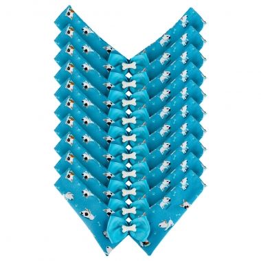 Gola Essencial Macho Cachorrinhos Azul 10un