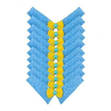 Gola Essencial Macho Ponta Estrela Azul 10 Un