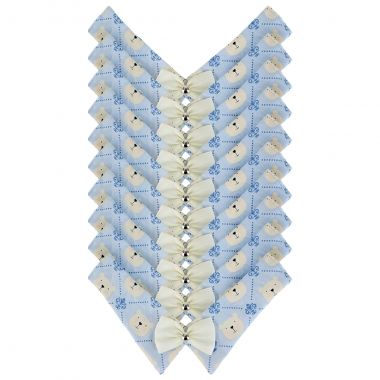 Gola Essencial Macho Ursinhos Azul 10un
