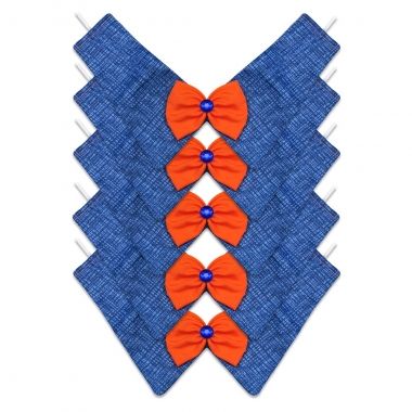 Gola Essencial Macho Ponta Linho Azul com 5 Un 
