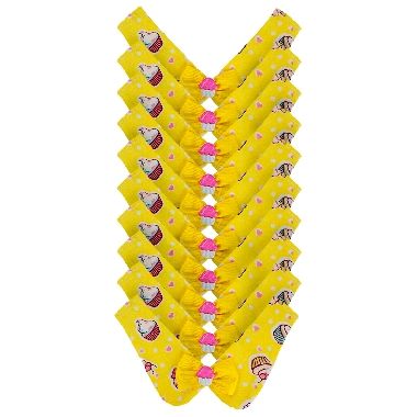 Gola Essencial Fmea Cupcake Amarelo 10un