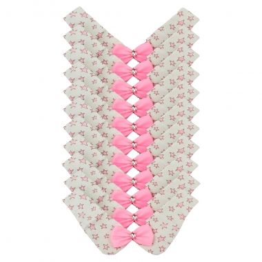 Gola Essencial Fmea Estrela Rosa 10 Un
