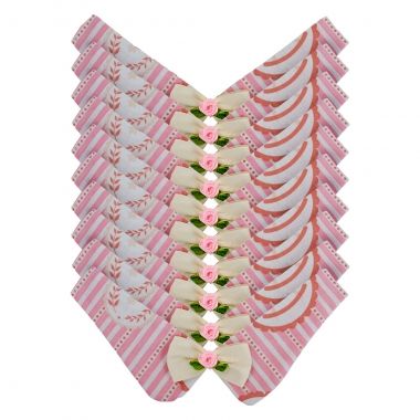 Gola Essencial Redonda Cavalinho Rosa 10 Un