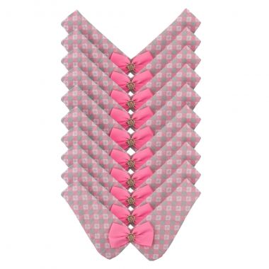 Gola Essencial Fmea Lacinho Rosa 10 Un