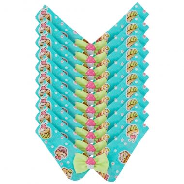 Gola Essencial Redonda Cupcake Verde 10 Un