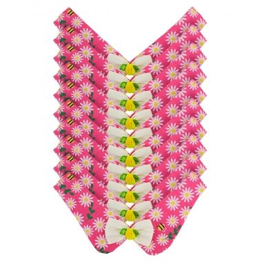 Gola Essencial Redonda Margarida Pink 10 Un