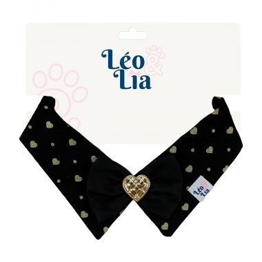 Gola Clssica Ponta Macho Corao Preto