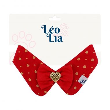 Gola Clssica Redonda Fmea Corao Vermelho